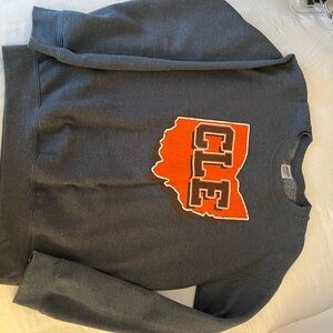 Gildan Dark Gray CLE Graphic Sweatshirt